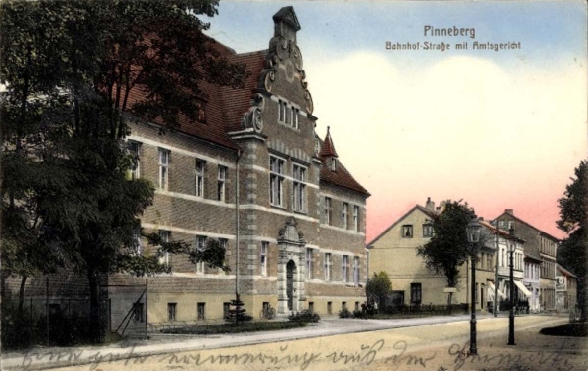 Pinneberg. Amtsgericht am Bahnhofstraße, 1915