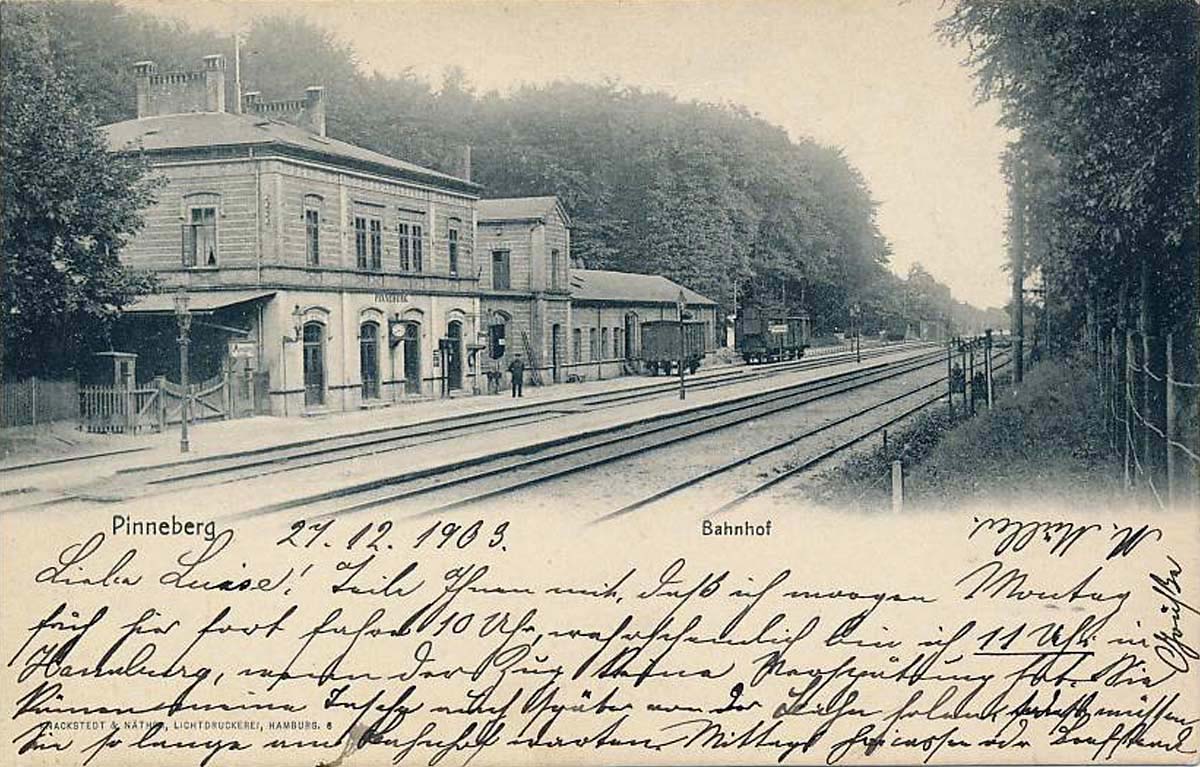 Pinneberg. Bahnhof, 1903