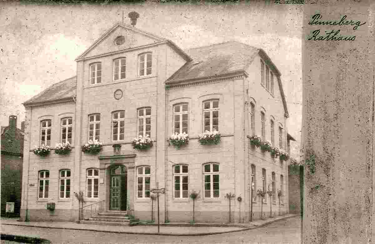 Pinneberg. Rathaus, 40-50er Jahre