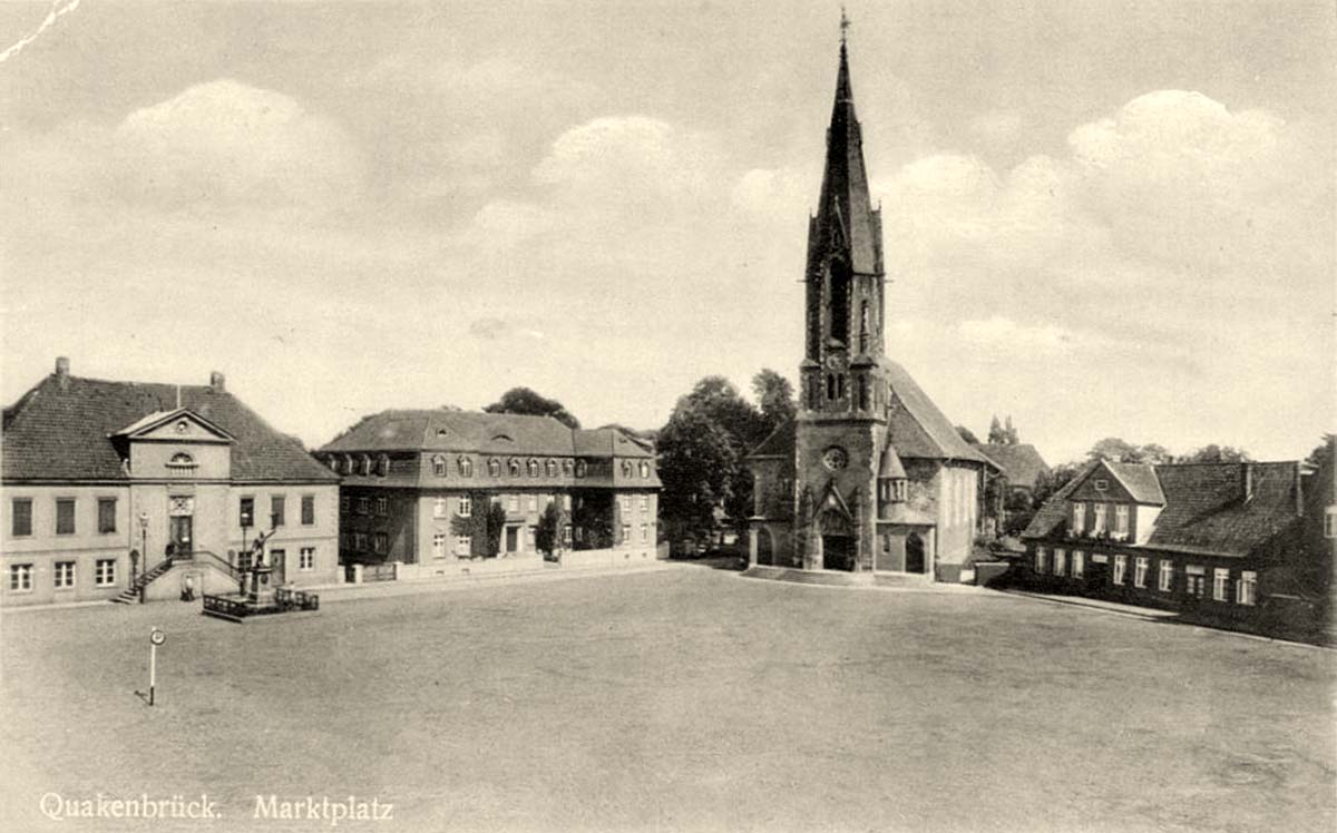 Quakenbrück. Marktplatz, um 1941