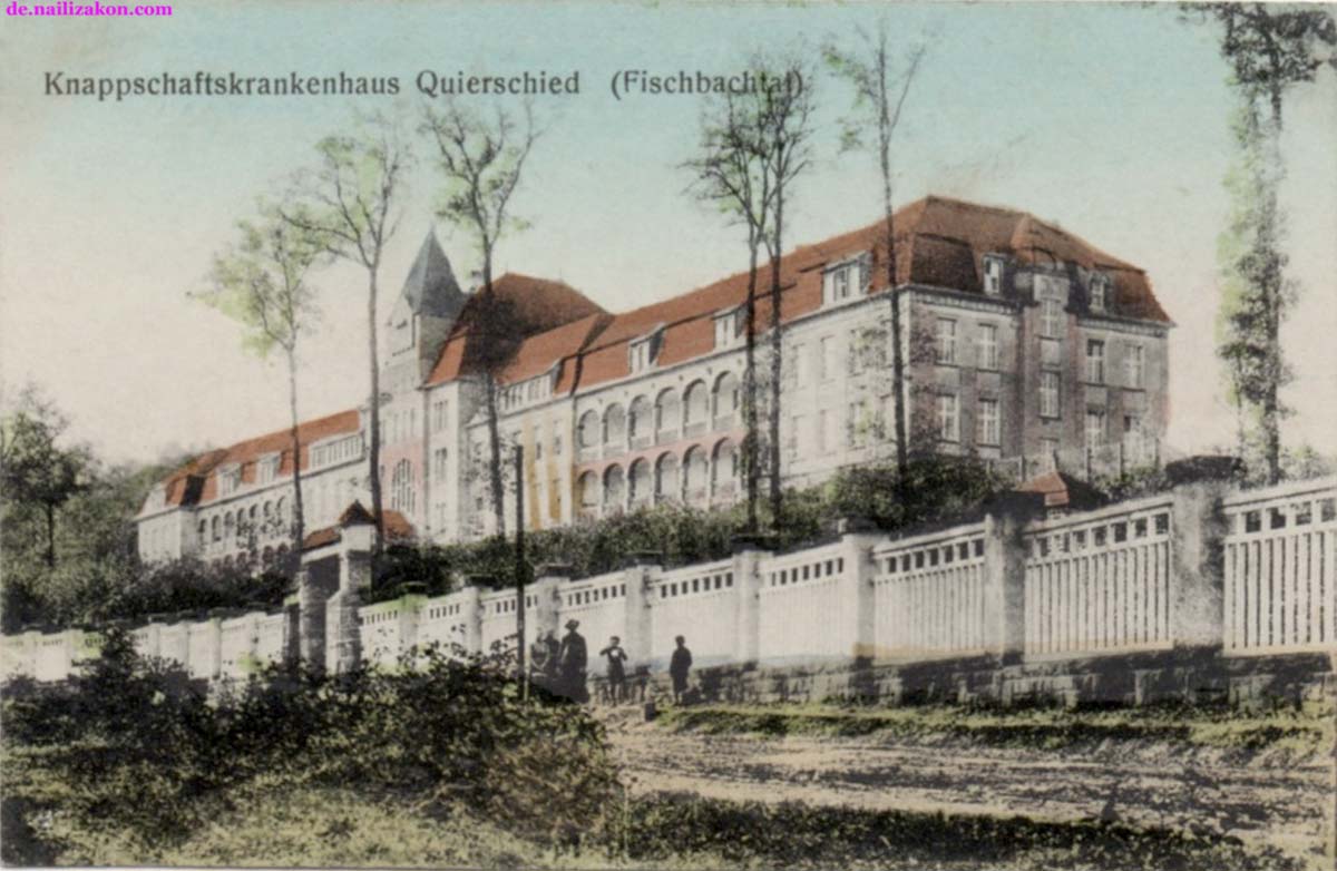 Quierschied. Knappschaftskrankenhaus, um 1918