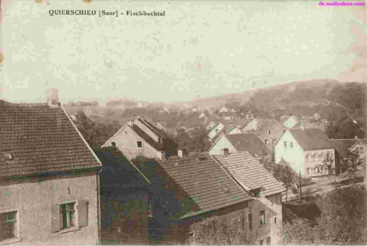 Quierschied. Panorama von Stadt