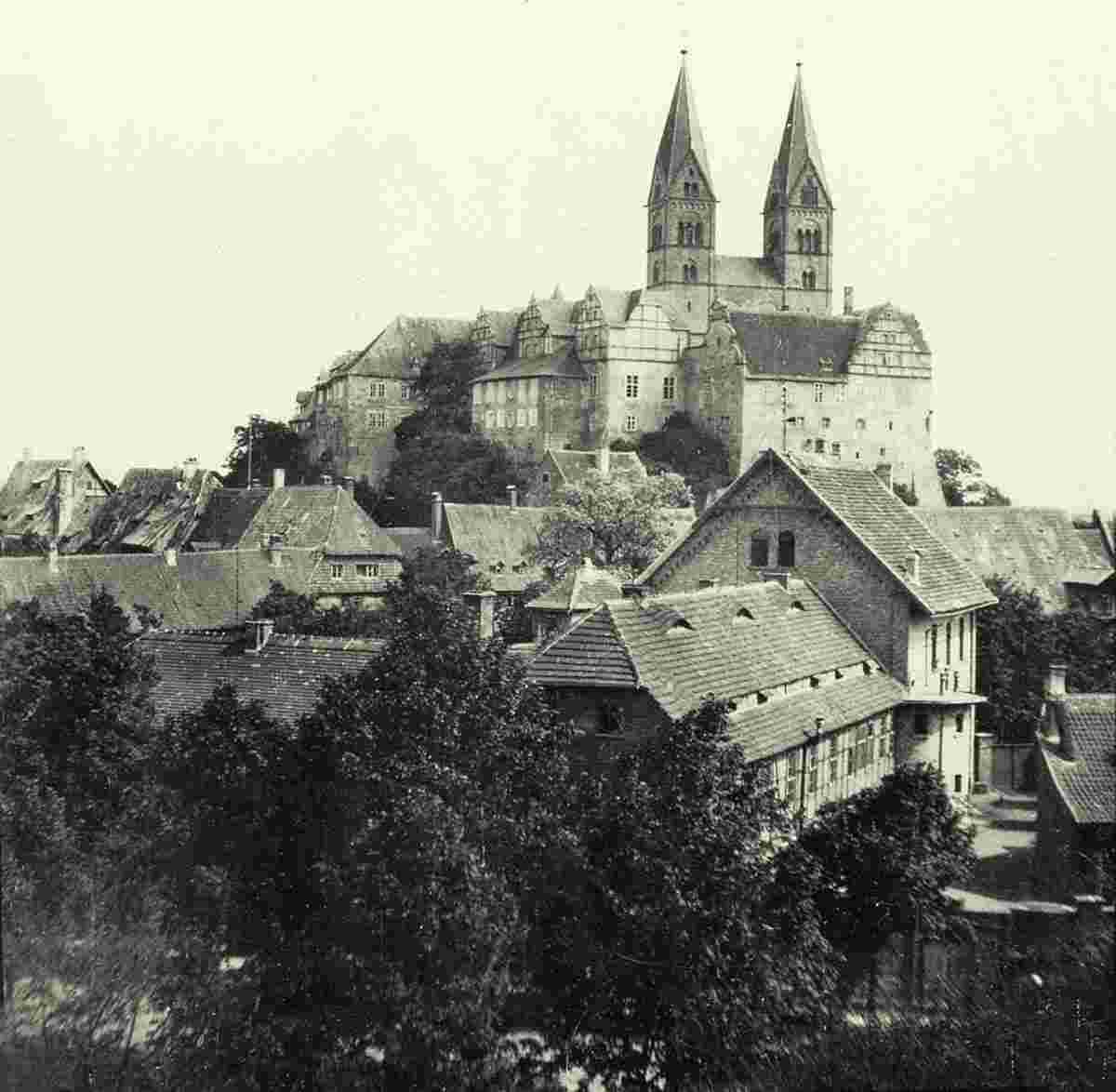 Quedlinburg. Panorama der Stadt, 1902