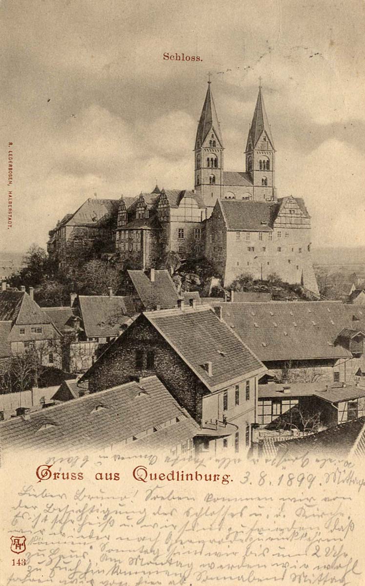 Quedlinburg. Schloss, 1899