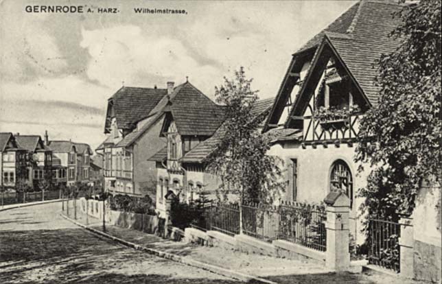 Gernrode. Wilhelmstraße