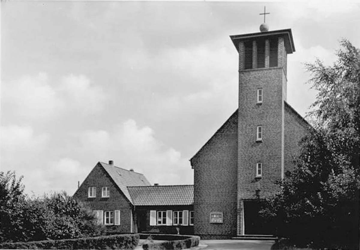 Quickborn (Pinneberg). Katholische Kirche 'St. Marien', 1967