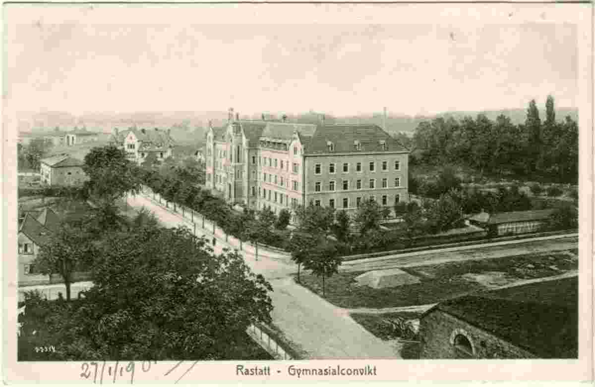 Rastatt. Gymnasialkonvikt, 1919
