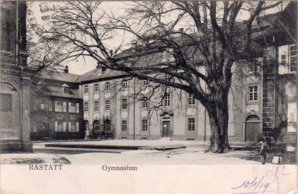 Rastatt. Gymnasium, 1919
