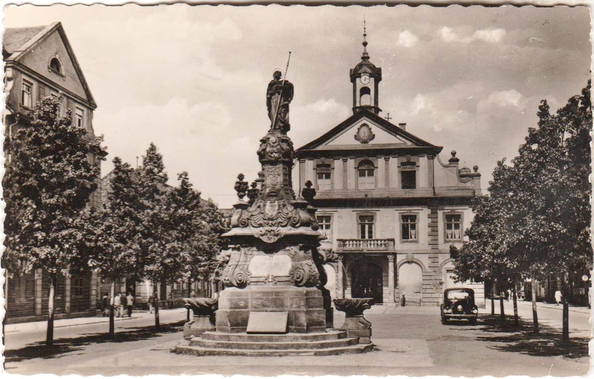 Rastatt. Rathaus, 1958