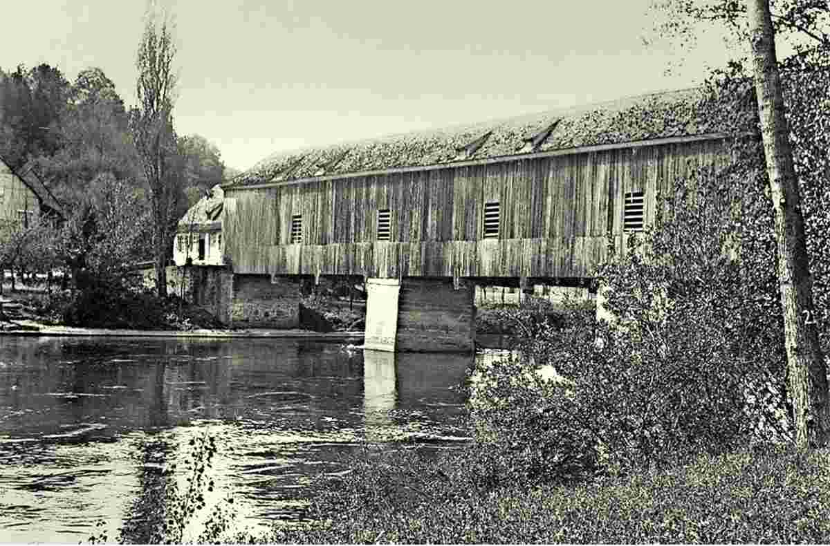 Remseck. Neckarrems - Die alte Brücke