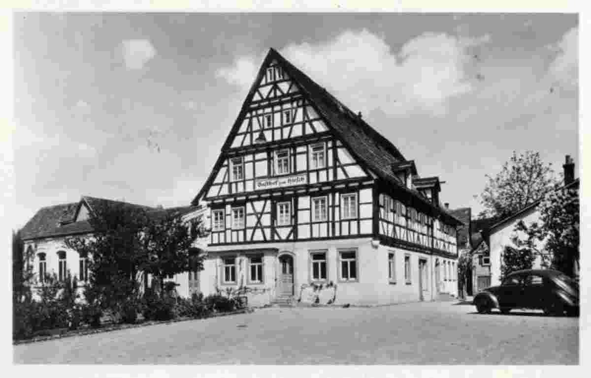 Remshalden. Grunbach - Gasthof zum Hirsch, 1954