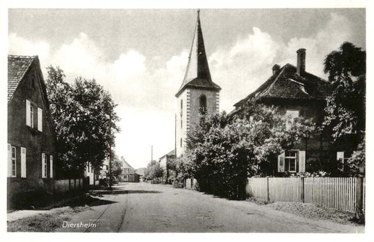 Rheinau (Ortenaukreis). Diersheim - Kirche