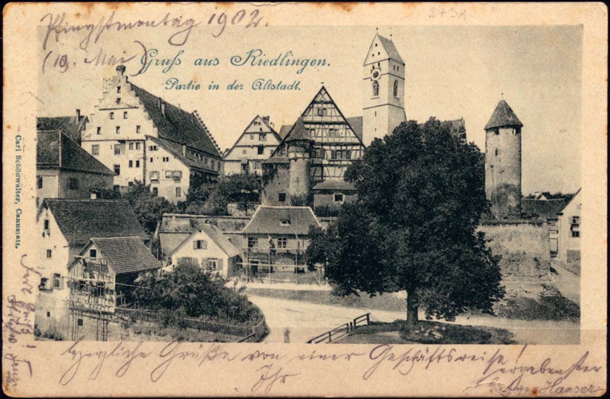 Riedlingen. Altstadt, 1902