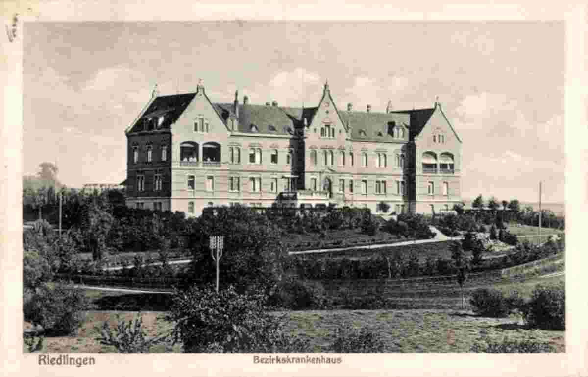 Riedlingen. Krankenhaus, 1926