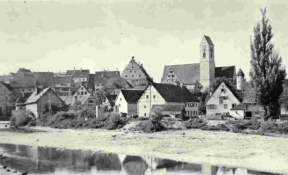 Riedlingen. Panorama von Stadt, 1938