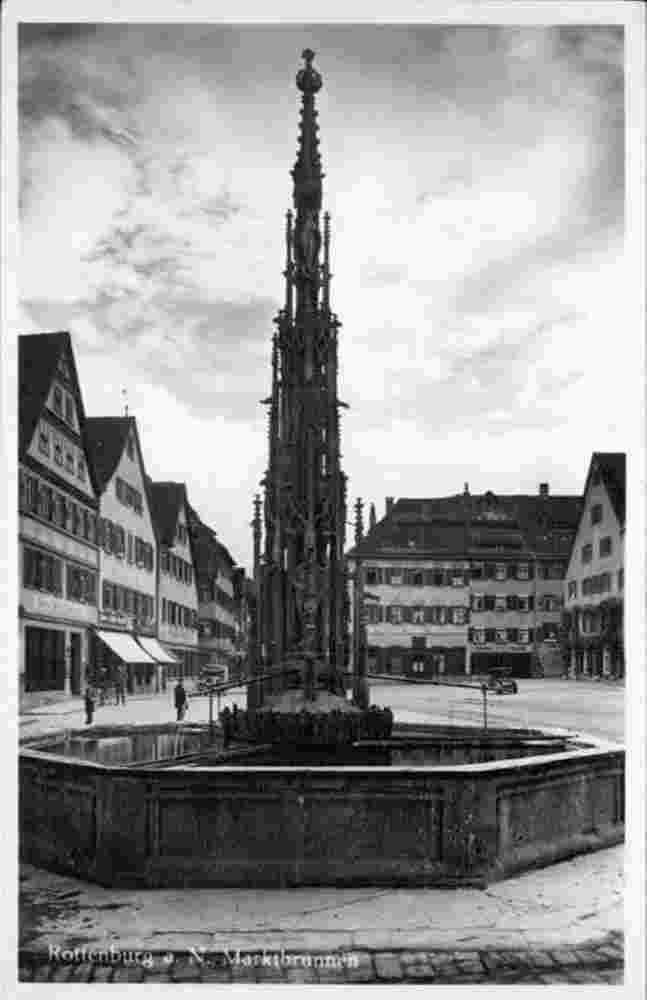 Rottenburg. Marktbrunnen