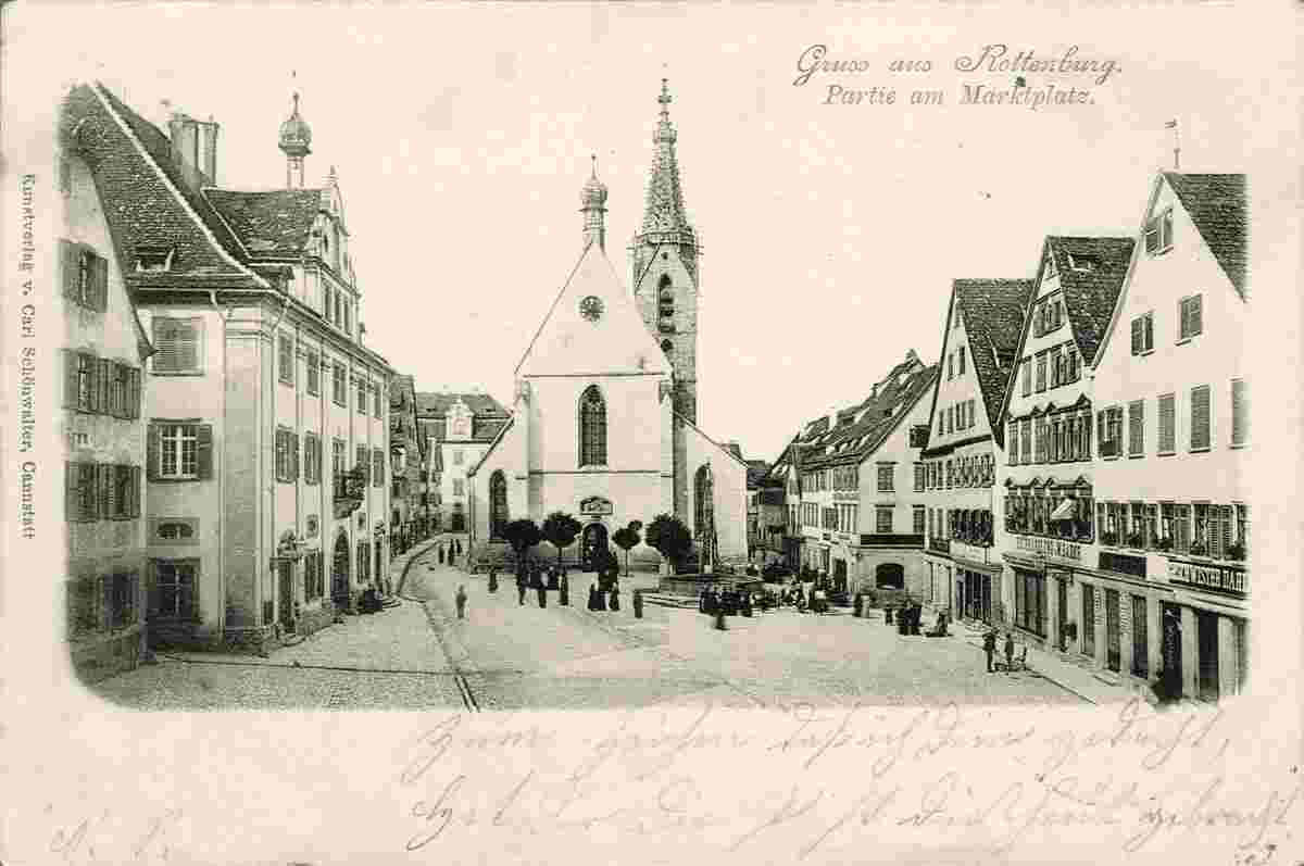 Rottenburg. Marktplatz