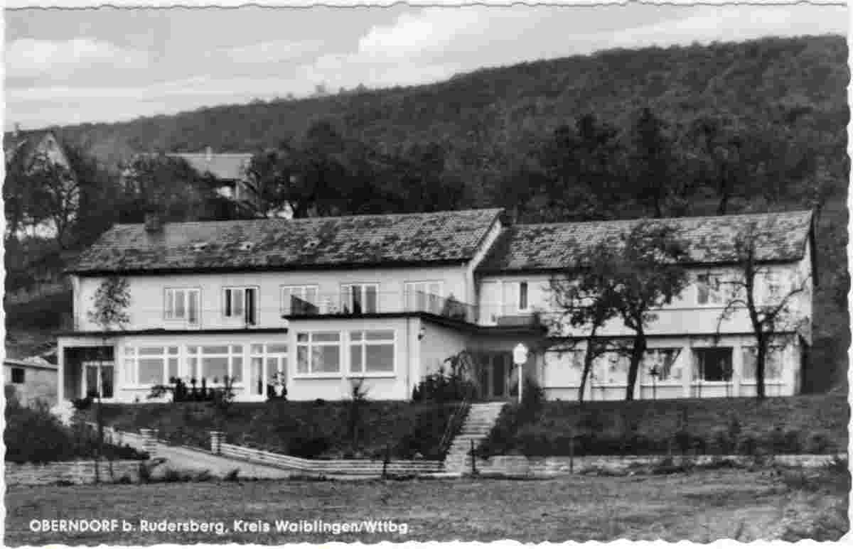 Rudersberg. Oberndorf - Kurhaus 'Elim', 1963