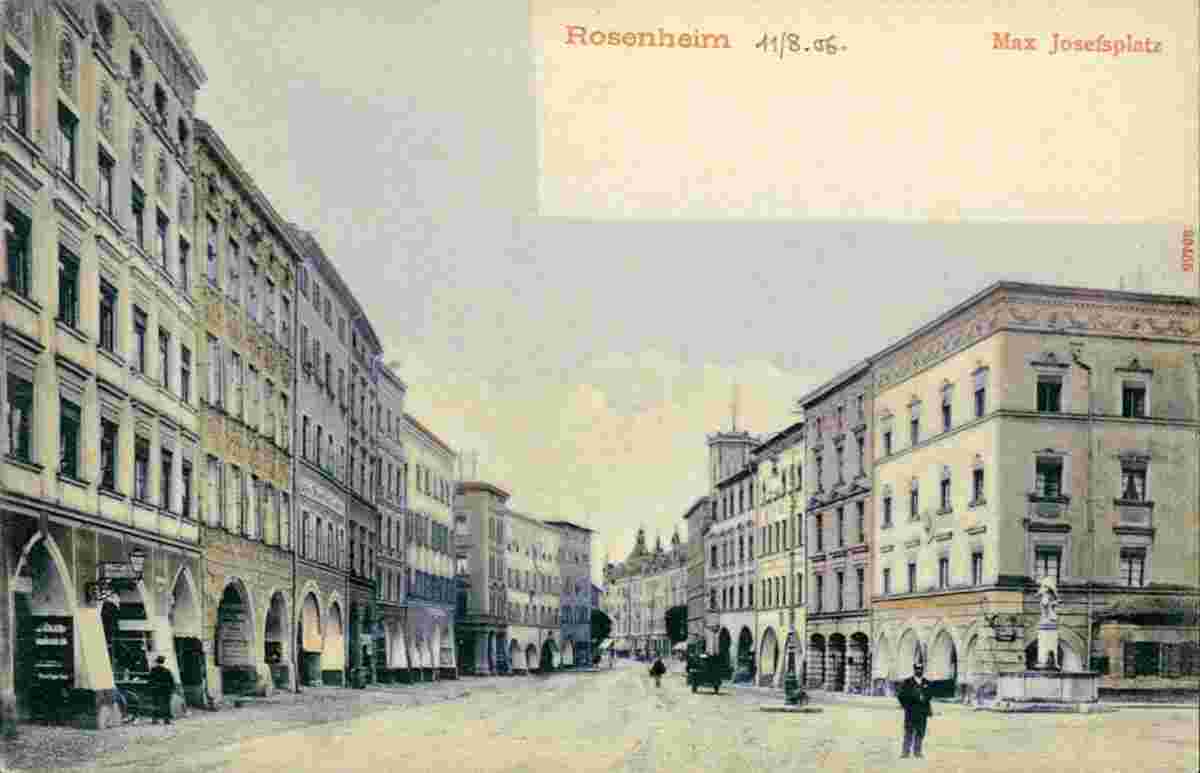 Rosenheim. Max Josefplatz, 1904