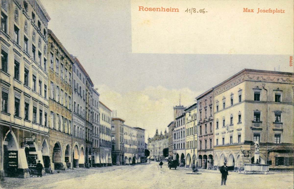 Rosenheim. Max Josefplatz, 1904