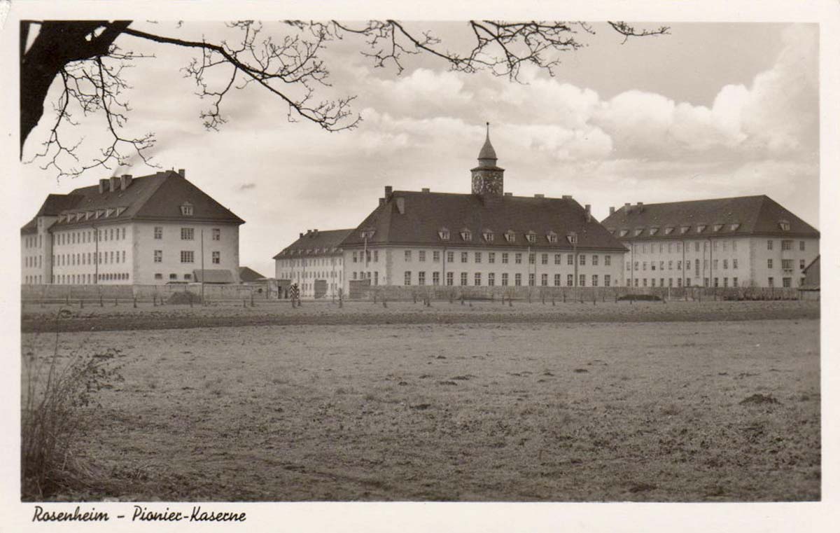 Rosenheim. Pionier Kaserne, um 1930