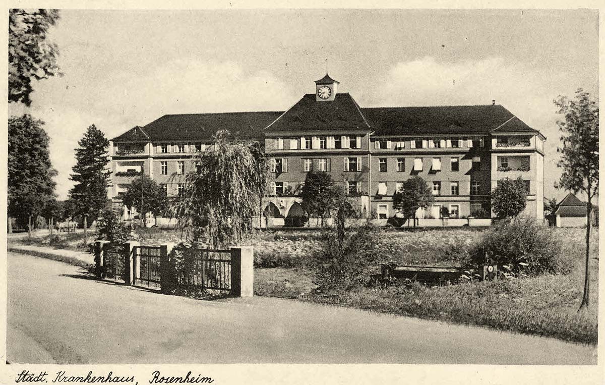 Rosenheim. Städtische Krankenhaus, 1937