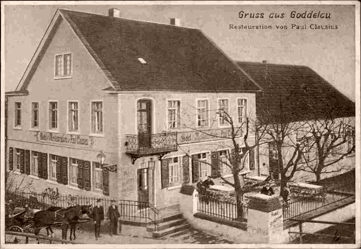 Riedstadt. Goddelau - Restauration von Paul Clausius, um 1910