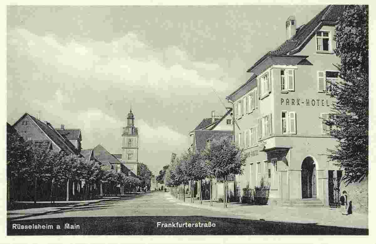 Rüsselsheim am Main. Frankfurter Straße, Park-Hotel