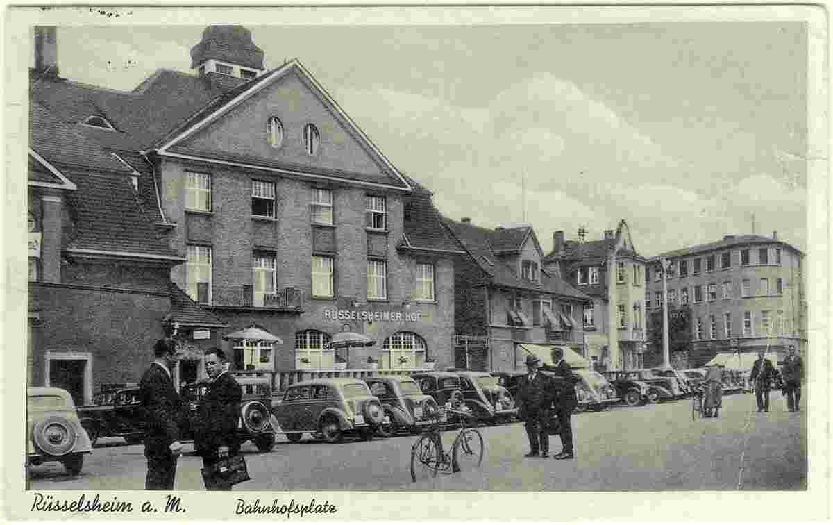 Rüsselsheim am Main. Rüsselsheimer-hof am Bahnhofstraße