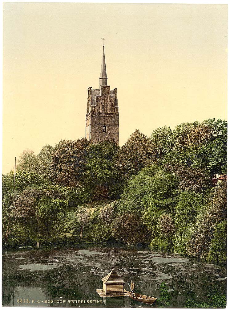 Rostock. Teufelskule, um 1900