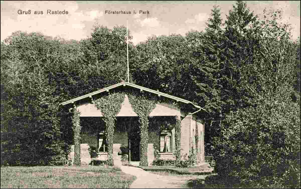 Rastede. Försterhaus im Park, 1913