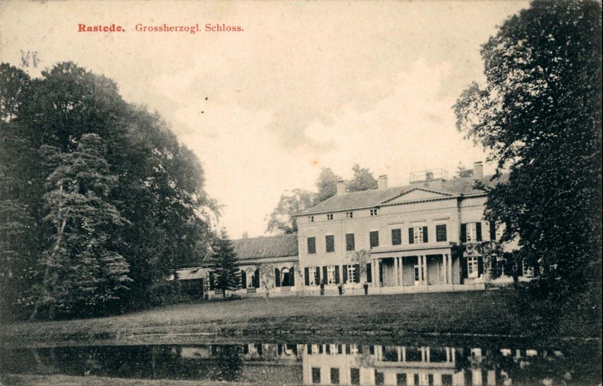 Rastede. Großherzoglichen Schloß in 1908