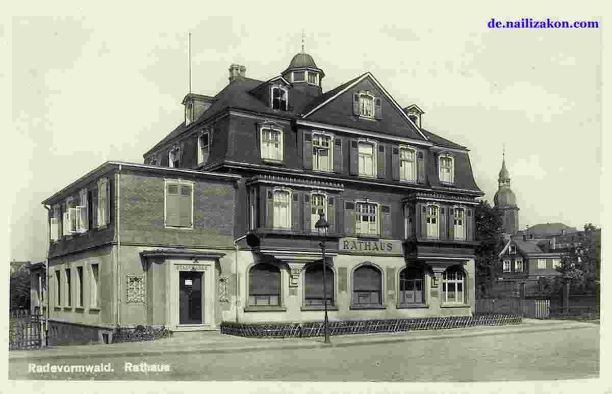 Radevormwald. Rathaus, 1935