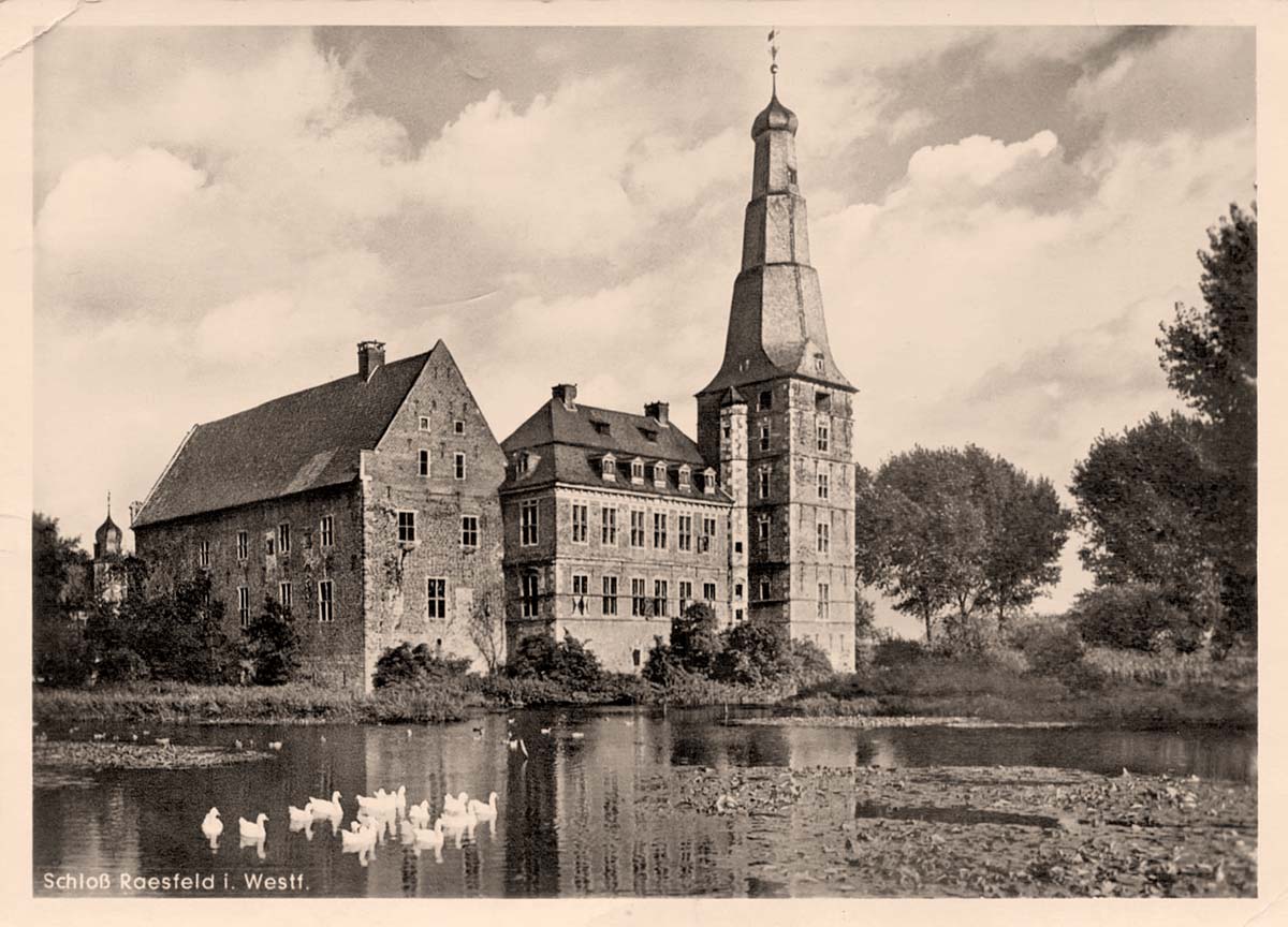 Raesfeld. Gaststätte 'Schloss Raesfeld', um 1940