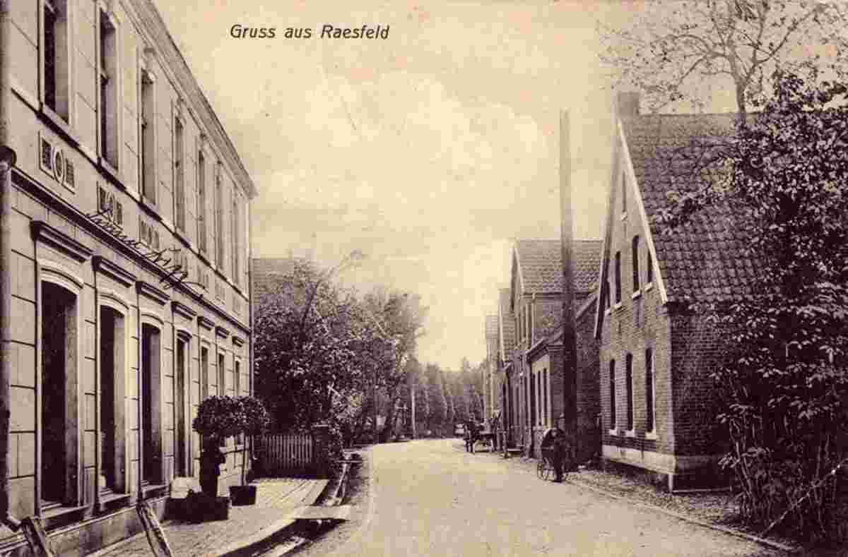 Raesfeld. Straßenpanorama, 1909