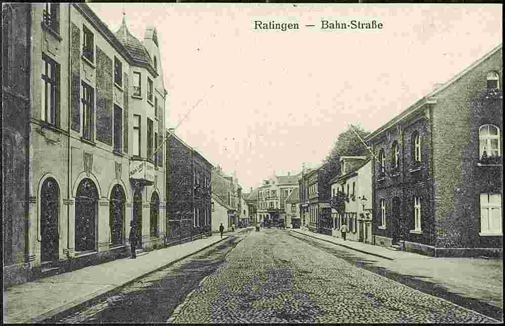 Ratingen. Bahn-Straße, 1923