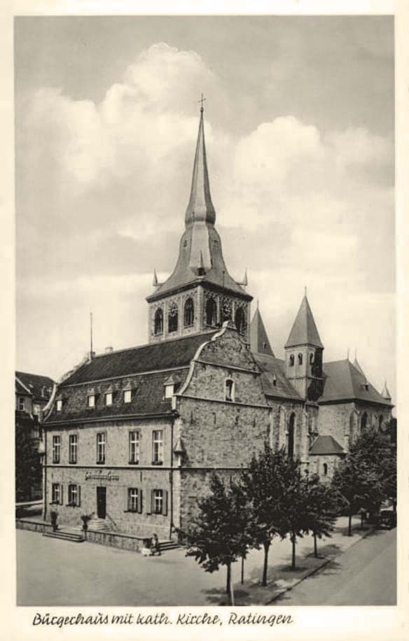 Ratingen. Heimatmuseum und Kirche St. Peter und Paul