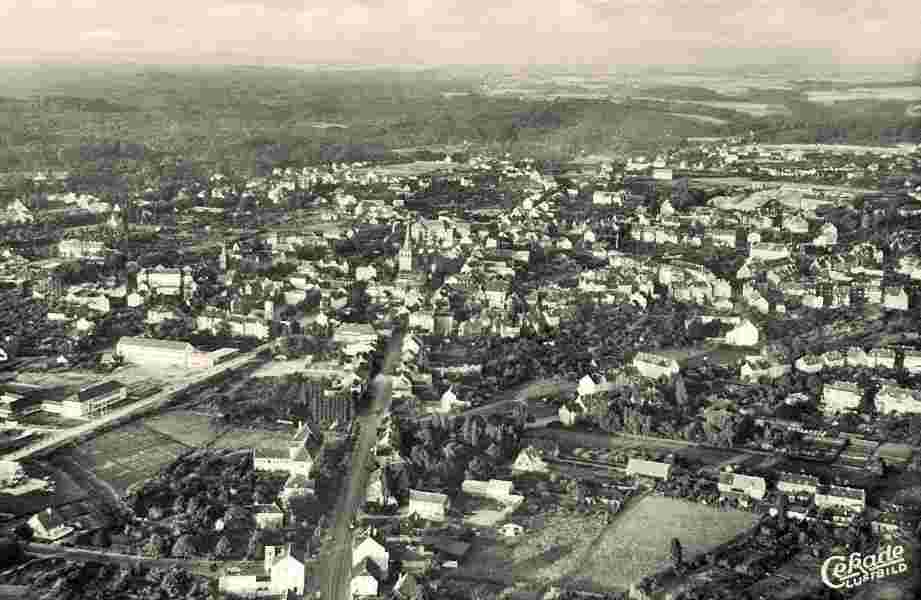 Ratingen. Panorama der Stadt