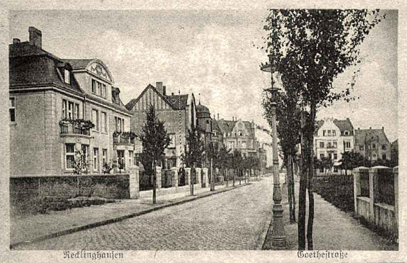 Recklinghausen. Goethestraße