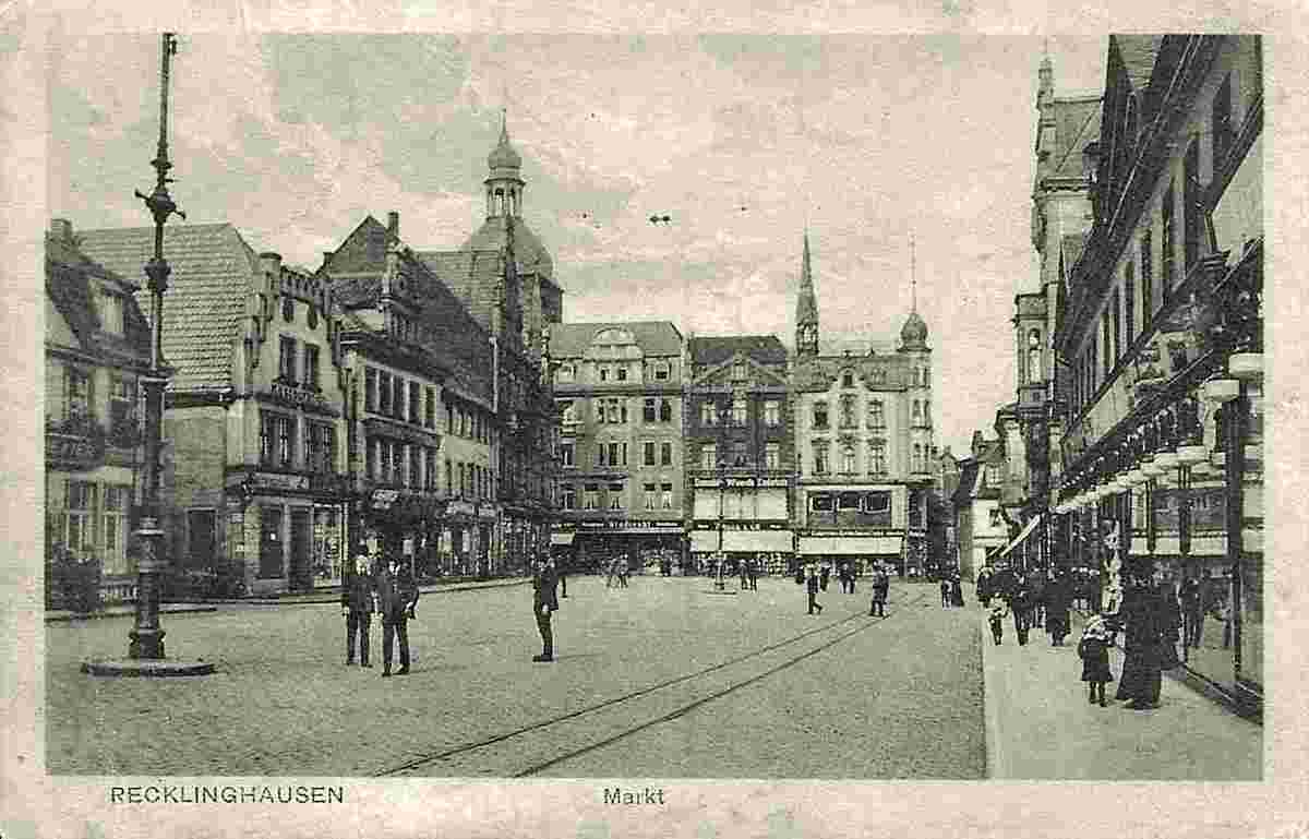 Recklinghausen. Markt, 1925