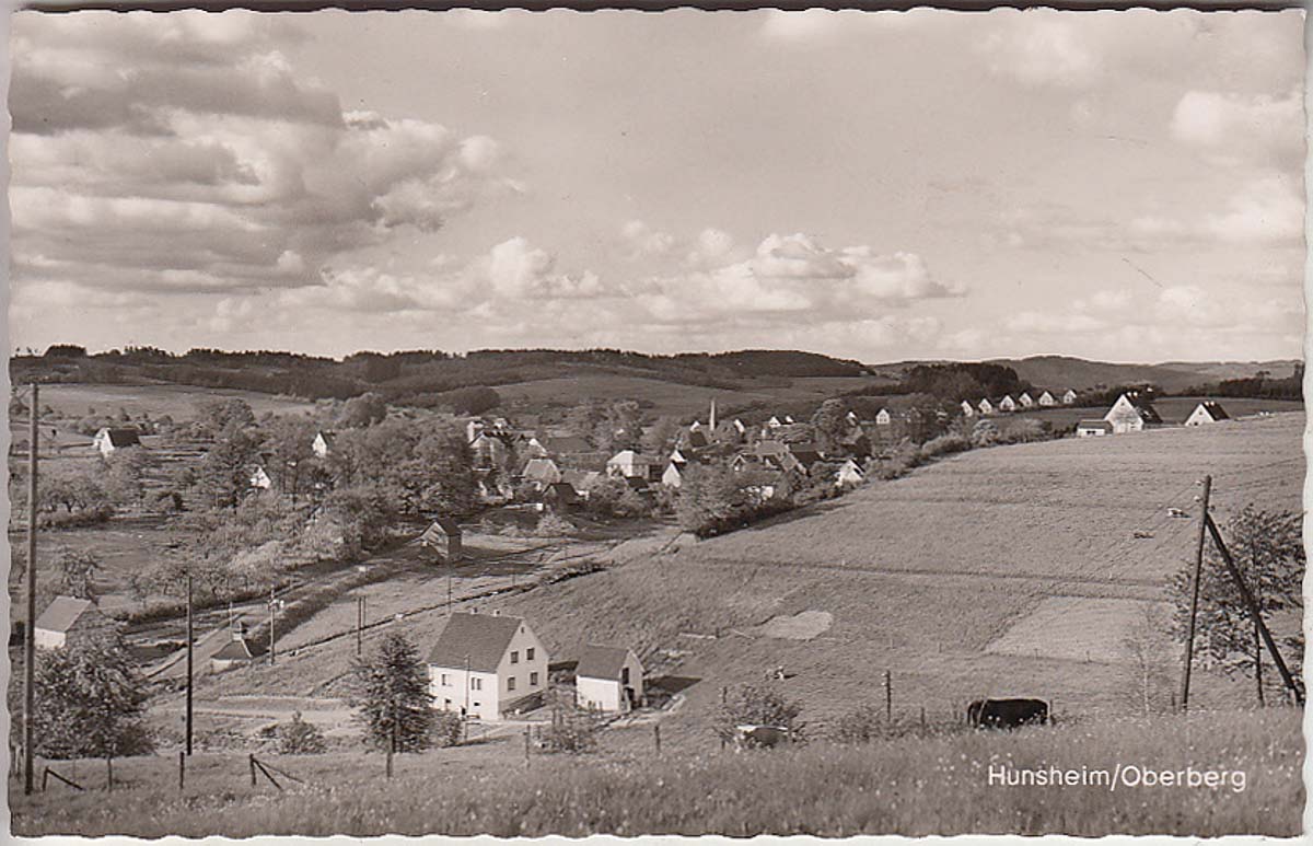 Reichshof. Hunsheim - Panorama, 1958
