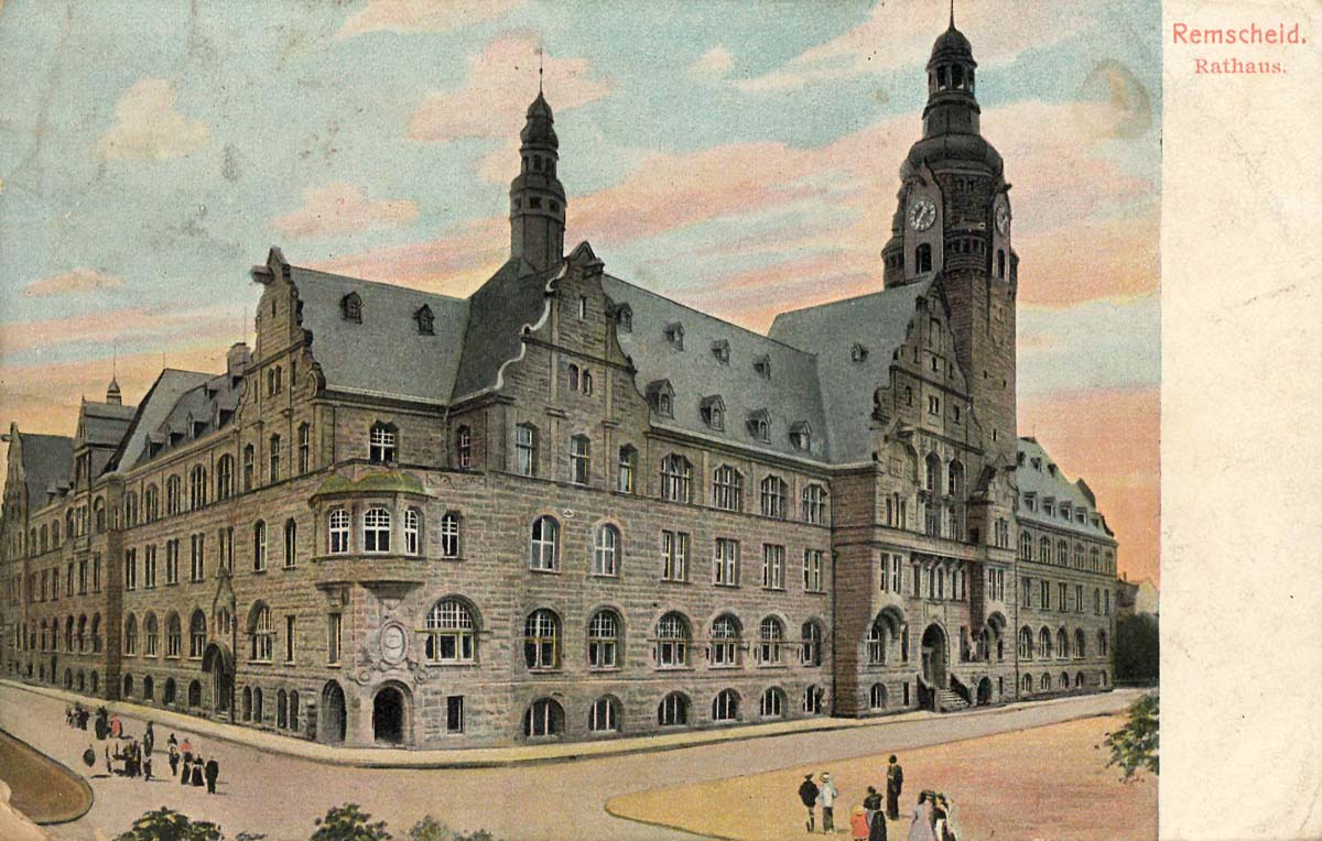 Remscheid. Rathaus, 1908