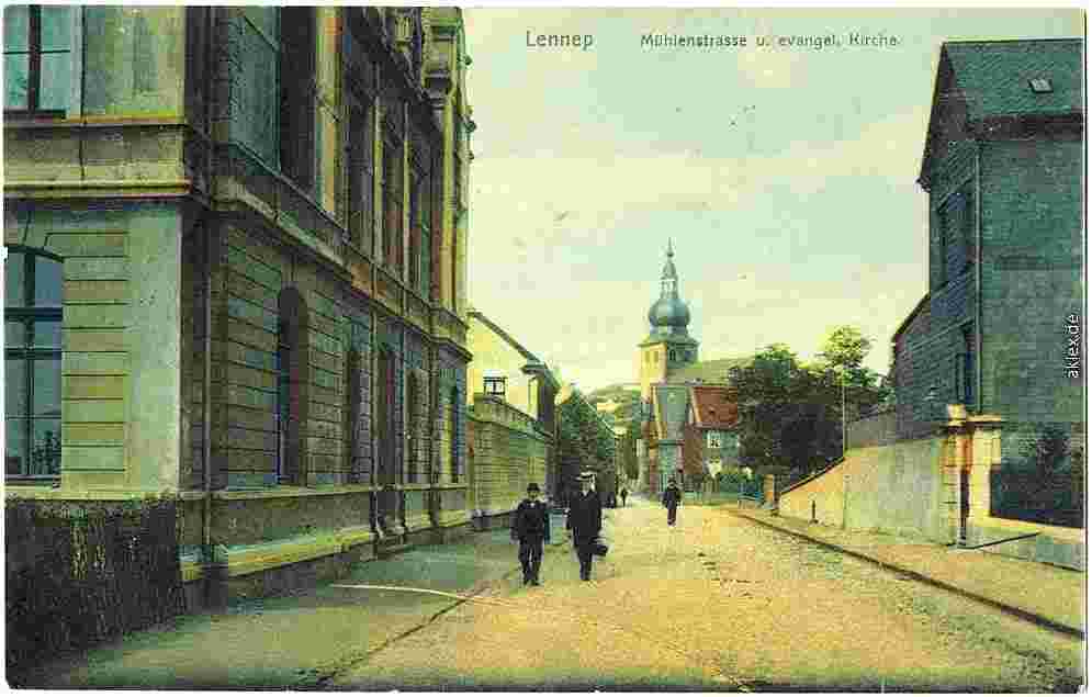 Remscheid. Lennep - Mühlenstraße, 1912