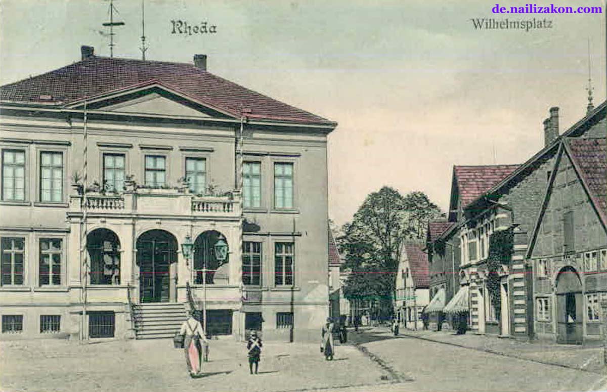 Rheda-Wiedenbrück. Rheda - Wilhelmsplatz, 1910