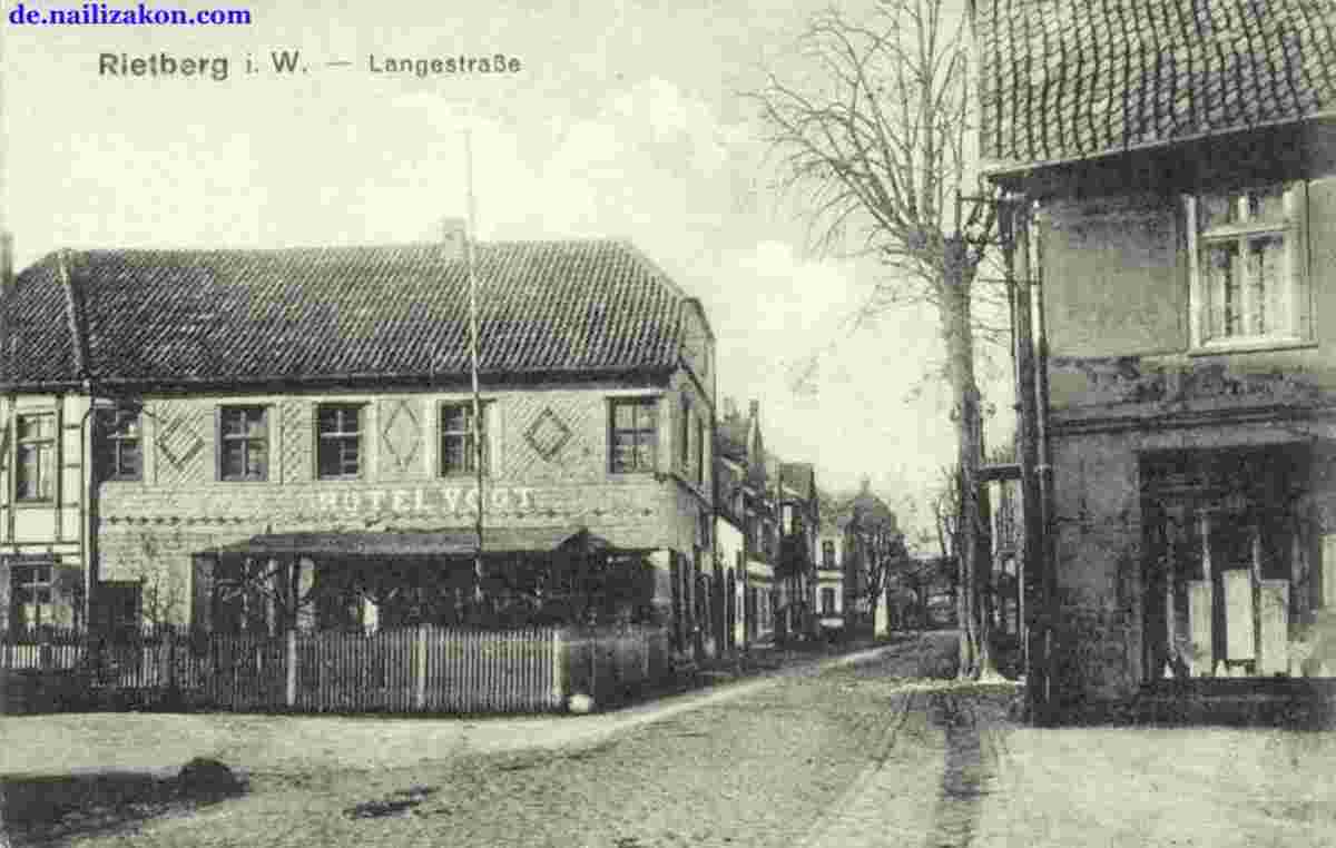 Rietberg. Langestraße