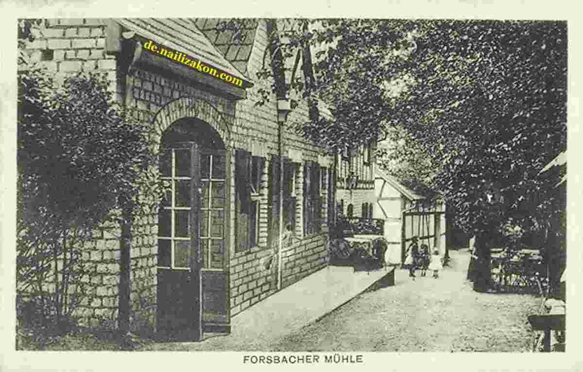 Rösrath. Gasthof Forsbacher Mühle, 1927