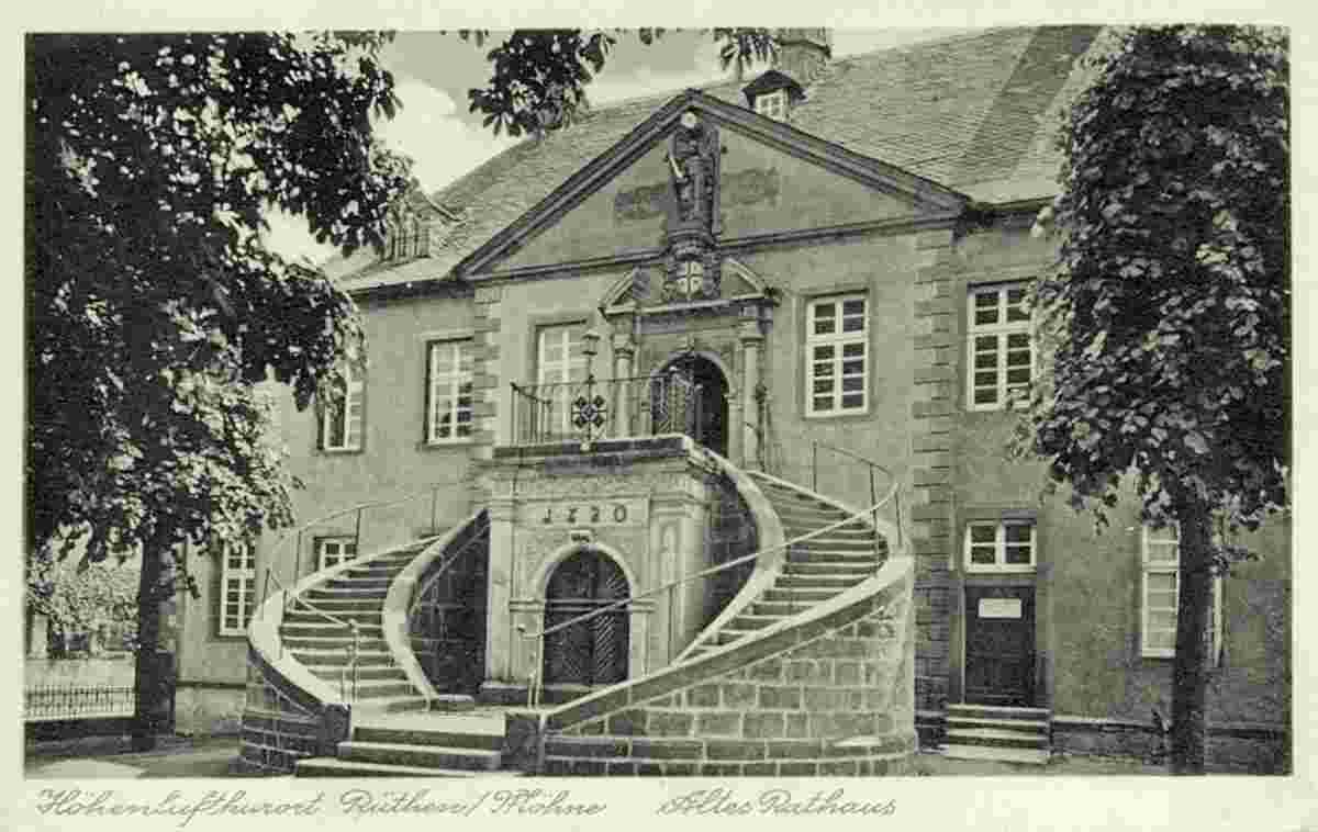 Rüthen. Altes Rathaus, 1937