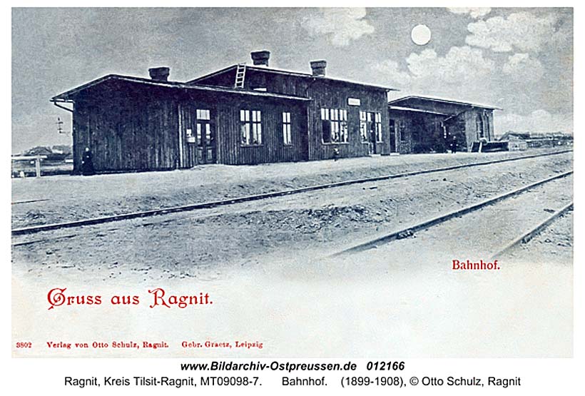 Ragnit (Neman). Bahnhof, 1899-1908