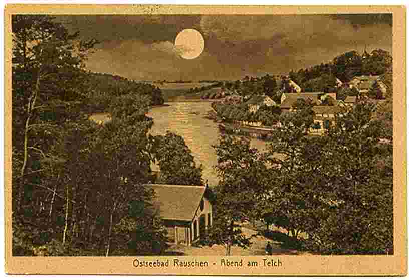 Rauschen. Abendlandschaft am Teich, 1905-1915