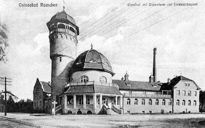 Rauschen (Swetlogorsk). Wasserturm, 1908